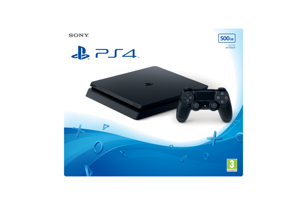 Sony PlayStation 4 500GB Console - Black - (PS4) PLUS The Last of Us (Part 2) plus 1 X PS4 GAMER PACK